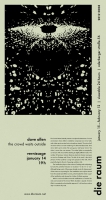 2012 0008 dave allen: <em>the crowd waits outside</em>, poster&nbsp;