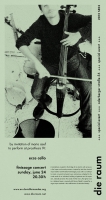 2012 SE03 ecce cello, poster&nbsp;